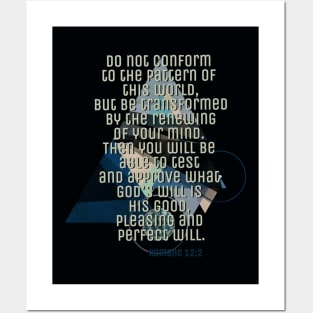 Romans 12:2 Do not be Confoemed Posters and Art